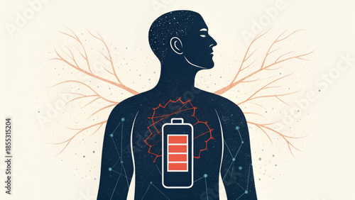 Human body as a battery with energy