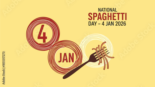 Celebrate National Spaghetti Day on January 4th with tasty pasta