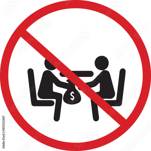 No Bribery or Corruption Symbol