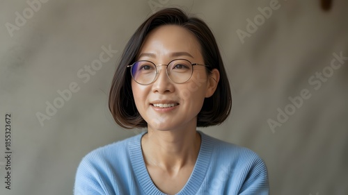 The Face of an Aging Businesswoman