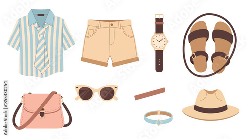 Summer fashion essentials: casual apparel, accessories, and footwear trends