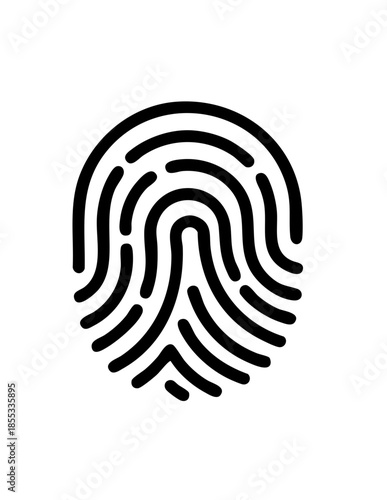 Unique fingerprint pattern for identification purposes
