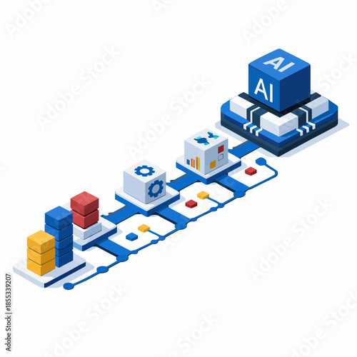 Proceso de aprendizaje automático isométrico