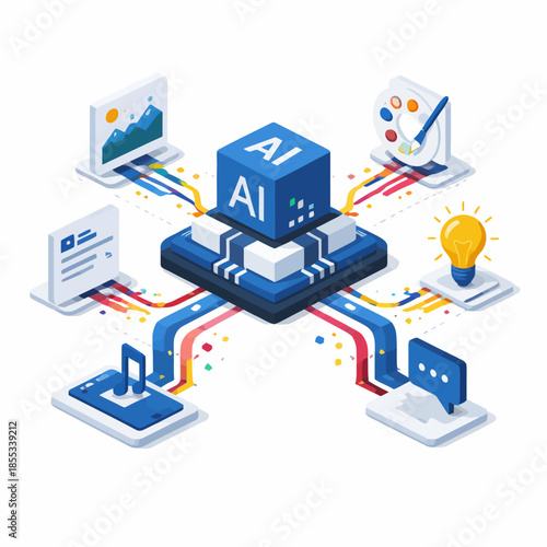 Motor creativo de inteligencia artificial
