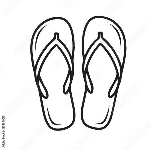 flip flops isolated
