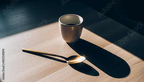 Unused Coffee Spoon Still Life