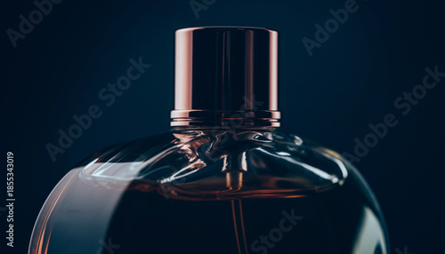 Luxury Perfume Bottle on Dark Background