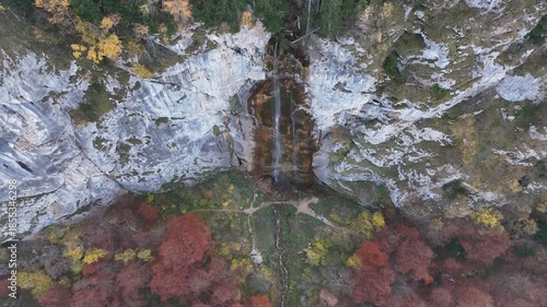 Cinematic Drone Reveal of Skakavac Waterfall – 4K