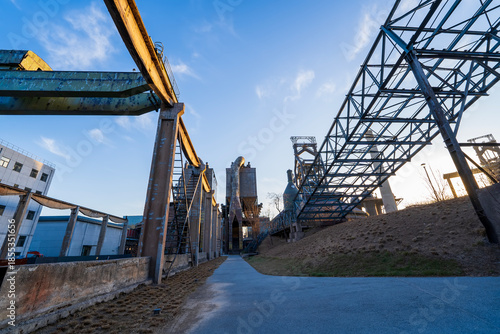 Wallpaper Mural Equipment of steel works, The workshop and equipment of the steel mill Torontodigital.ca