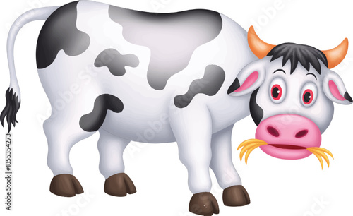 funny cow cartoon