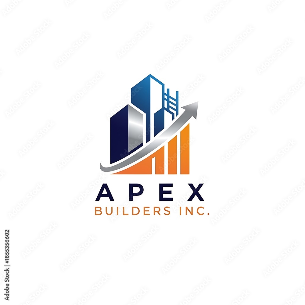 Fototapeta premium Apex Builders Inc. – Modern Construction & Real Estate Solutions
