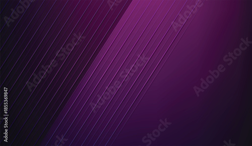 Abstract purple and magenta background with diagonal lines and gradient for modern digital design