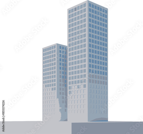 Wallpaper Mural Modern Skyscrapers Standing Tall on Urban Landscape Torontodigital.ca