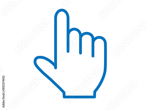 指差しのアイコン（ポイントマーク）