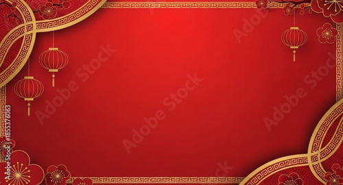 Chinese New Year lantern background