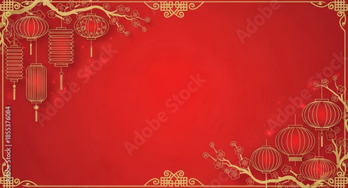 Chinese New Year red background