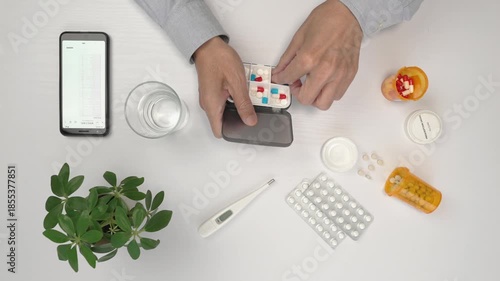 病院で処方された薬の服用