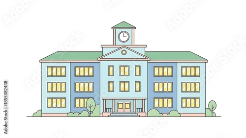 vector illustration of a building