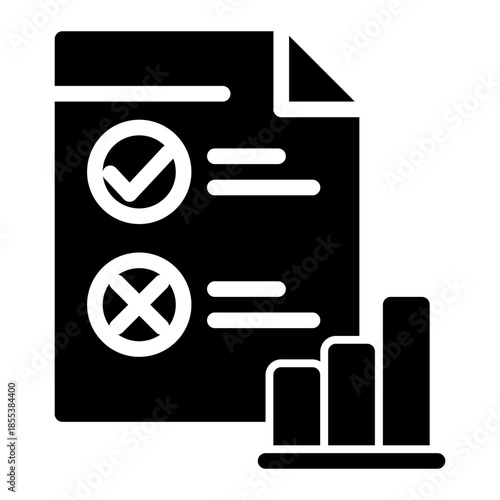 Condition Analysis Statistical Performance Icon from Data Analysis Icon Collection (Glyph style)