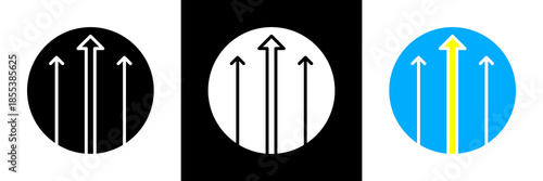 Longitude Icon Set Glyph vector Illustration 