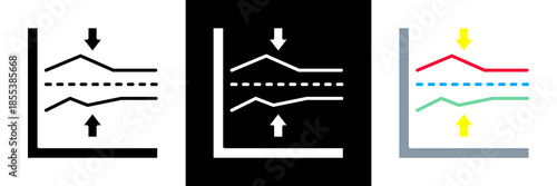 Baseline Icon Set Glyph vector Illustration 