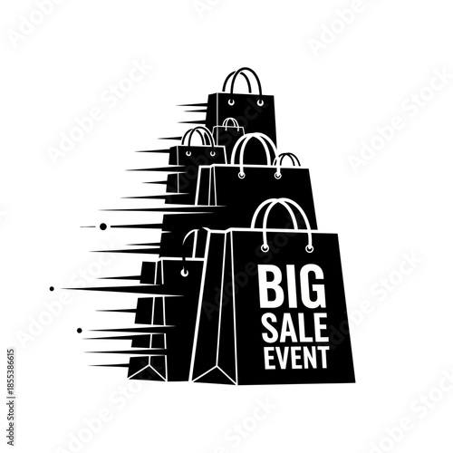 Big Sale Event Shopping Bags Discount.
