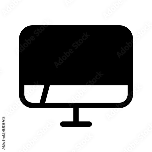 Monitor Icon Vector Symbol Design Illustration