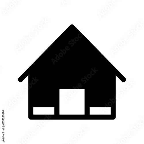 Home Icon Vector Symbol Design Illustration