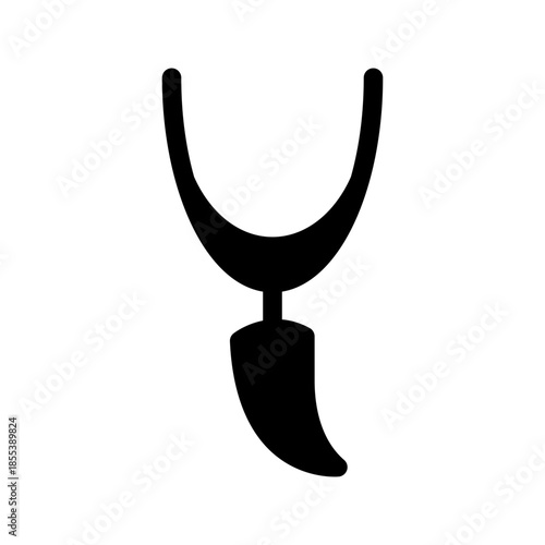 Necklace Icon Vector Symbol Design Illustration