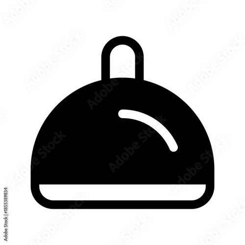 Desk Bell Icon Vector Symbol Design Illustration