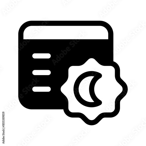 Calendar Icon Vector Symbol Design Illustration