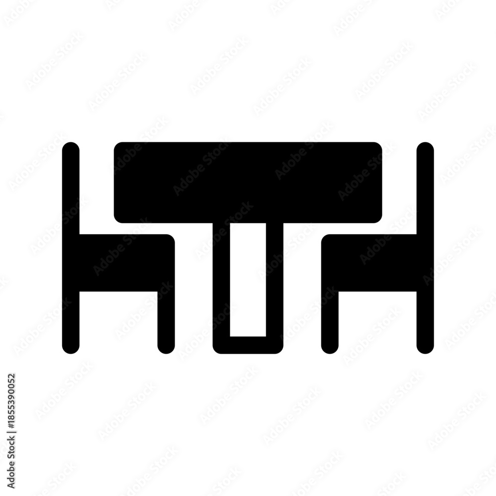 Fototapeta premium Wedding Dinner Icon Vector Symbol Design Illustration