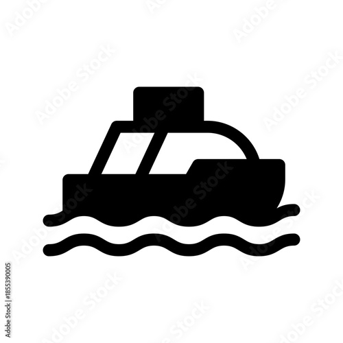 Boat Icon Vector Symbol Design Illustration