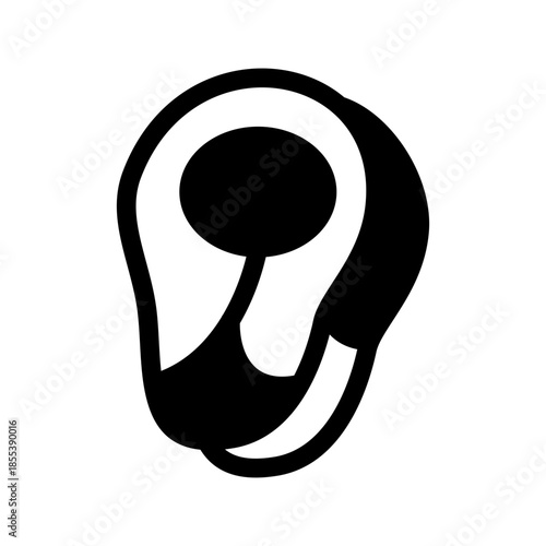 Steak Icon Vector Symbol Design Illustration