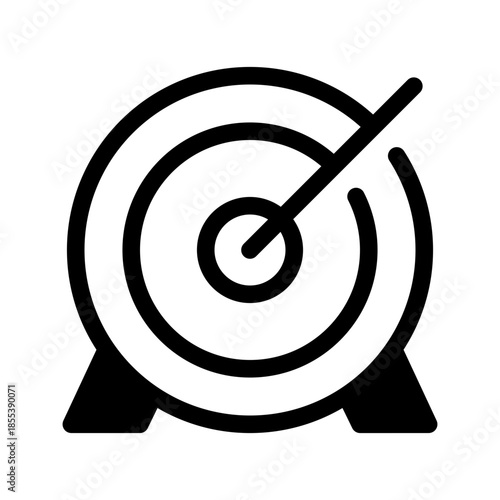 Target Icon Vector Symbol Design Illustration