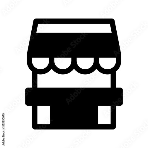 Stall Icon Vector Symbol Design Illustration