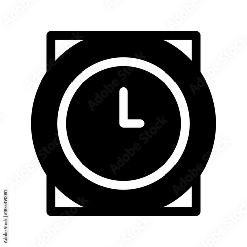 Time Icon Vector Symbol Design Illustration