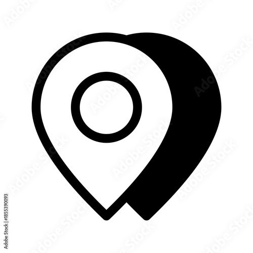 Pin Icon Vector Symbol Design Illustration