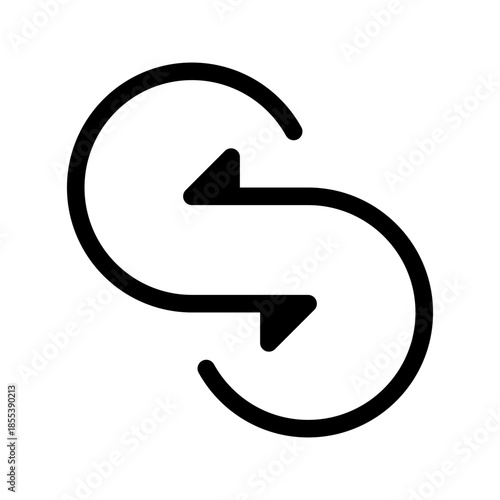 Exchange Icon Vector Symbol Design Illustration