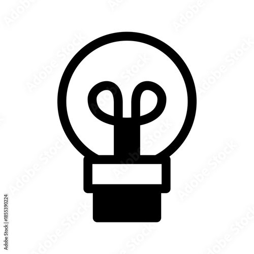 Bulb Icon Vector Symbol Design Illustration