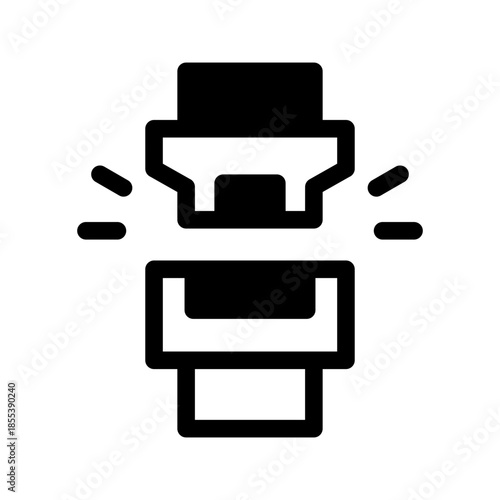 Seat Belt Icon Vector Symbol Design Illustration