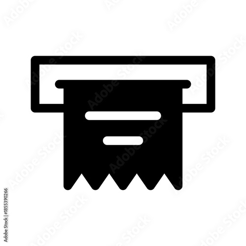 Bill Icon Vector Symbol Design Illustration