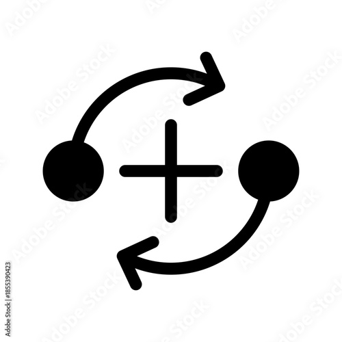 Reinforcement Learning Icon Vector Symbol Design Illustration