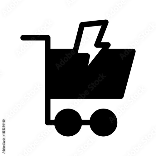 Supply Shock Icon Vector Symbol Design Illustration