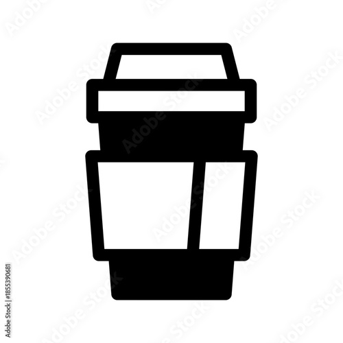 Coffee Cup Icon Vector Symbol Design Illustration