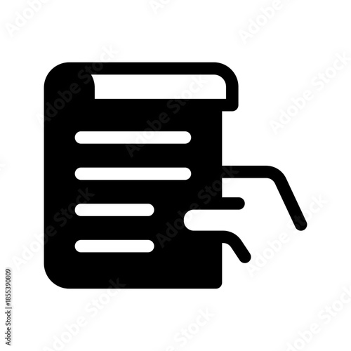 Job Offer Icon Vector Symbol Design Illustration