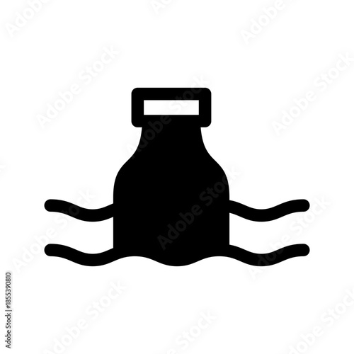 Water Pollution Icon Vector Symbol Design Illustration
