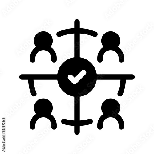 Consensus Icon Vector Symbol Design Illustration