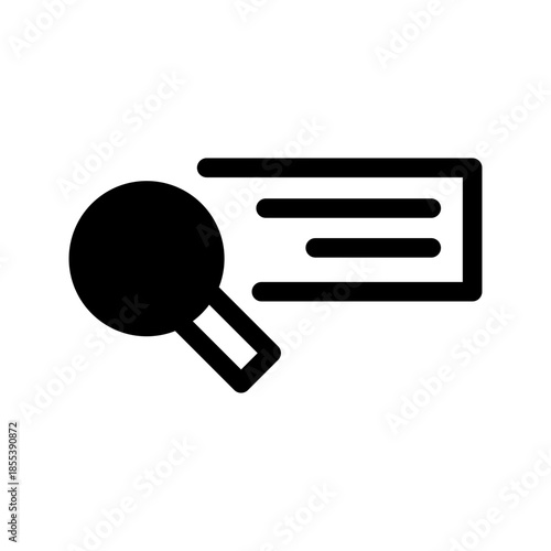 Search Engine Icon Vector Symbol Design Illustration