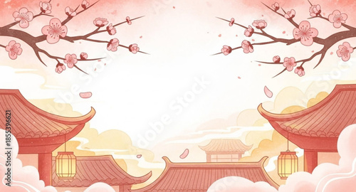 cherry blossom in the city